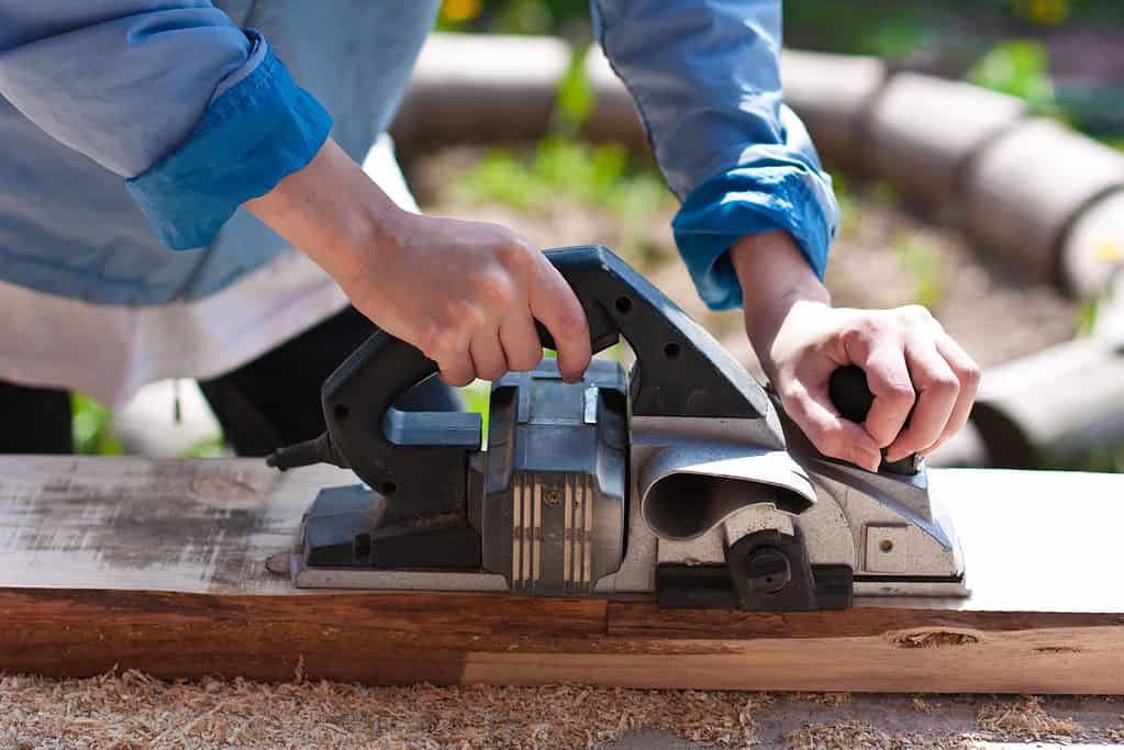 Elektrischer Handhobel